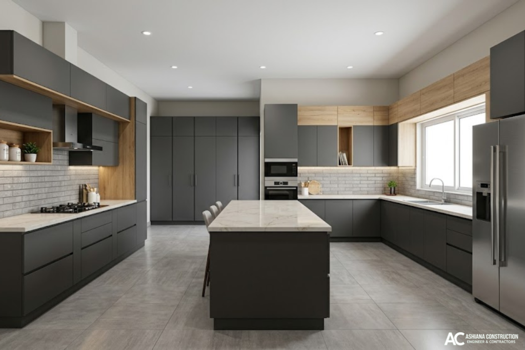 3BHK Large Kitchen
