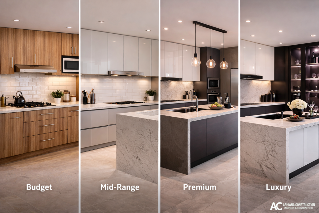 Modular Kitchens Comparison